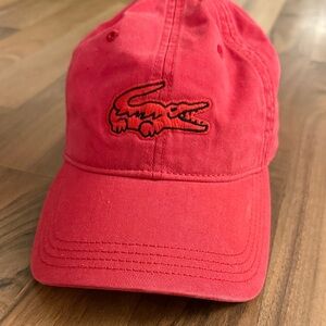 Lacoste Vibrant Red Baseball Cap